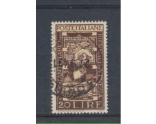 1949 - LOTTO/6072U - REPUBBLICA - 20 LIRE BIENNALE VENEZIA USATO