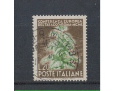 1950 - LOTTO/6110U - REPUBBLICA - 20 LIRE TABACCO USATO