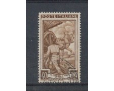 1950 - LOTTO/6127U - REPUBBLICA - 40 LIRE ITALIA AL LAVORO USATO