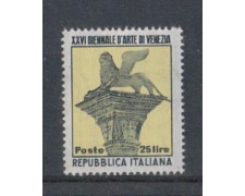 1952 - LOTTO/6182 - REPUBBLICA - BIENNALE DI VENEZIA 1952 - LOTTO/6182 - REPUBBLICA - BIENNALE DI VENEZIA