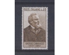 1957 - LOTTO/6320 - REPUBBLICA - GIOSUE' CARDUCCI 1957 - LOTTO/6320 - REPUBBLICA - GIOSUE' CARDUCCI