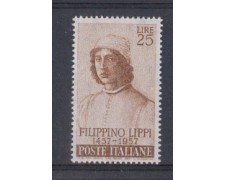 1957 - LOTTO/6321 - REPUBBLICA - 25 L. FILIPPINO LIPPI