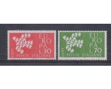 1961 - LOTTO/6396 - REPUBBLICA - EUROPA 2v. 1961 - LOTTO/6396 - REPUBBLICA - EUROPA 2v.