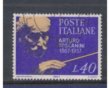 1967 - LOTTO/6461U - REPUBBLICA - ARTURO TOSCANINI USATO