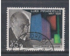 1967 - LOTTO/6467U - REPUBBLICA - LUIGI PIRANDELLO USATO