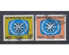 1967 - LOTTO/6474U - REPUBBLICA - ANNO DEL TURISMO USATI