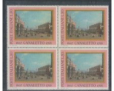 1968 - LOTTO/6508Q - REPUBBLICA - IL CANALETTO QUARTINA