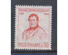 1968 - LOTTO/6509 - REPUBBLICA - GIOACCHINO ROSSINI