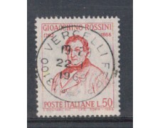 1968 - LOTTO/6509U - REPUBBLICA - G.ROSSINI  USATO