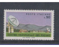 1968 - LOTTO/6512 - REPUBBLICA - CENTRO SPAZIALE FUCINO
