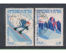 1970 - LOTTO/6522U - REPUBBLICA - SCI ALPINO USATI