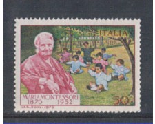1970 - LOTTO/6528 - REPUBBLICA - MARIA MONTESSORI