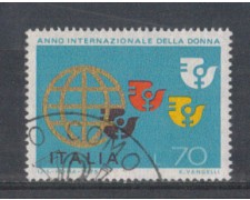 1975 - LOTTO/6625U - REBUBBLICA - ANNO DELLA DONNA - USATO 1975 - LOTTO/6625U - REBUBBLICA - ANNO DELLA DONNA - USATO