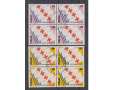 1980 - LOTTO/6719UQ - REPUBBLICA - CROCE ROSSA - QUART/USATE 1980 - LOTTO/6719UQ - REPUBBLICA - CROCE ROSSA - QUART/USATE