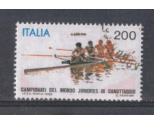 1982 - LOTTO/6769U - REPUBBLICA - CANOTTAGGIO - USATO