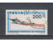 1983 - LOTTO/6780U - REPUBBLICA - BIATHLON - USATO 1983 - LOTTO/6780U - REPUBBLICA - BIATHLON - USATO