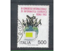 1983 - LOTTO/6791U - REPUBBLICA - INFORMATICA GIURIDICA - USATO 1983 - LOTTO/6791U - REPUBBLICA - INFORMATICA GIURIDICA - USATO