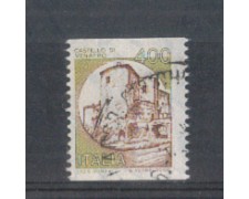 1983 - LOTTO/6794U - REPUBBLICA - 400 L. CASTELLO X DISTRIB/usat 1983 - LOTTO/6794U - REPUBBLICA - 400 L. CASTELLO X DISTRIB/usat