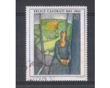 1986 - LOTTO/6864UB - REPUBBLICA - 550 L. F.CASORATI - USATO