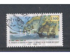 1997 - LOTTO/7158U - REPUBBLICA - GIOVANNI CABOTO - USATO 1997 - LOTTO/7158U - REPUBBLICA - GIOVANNI CABOTO - USATO