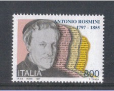 1997 - LOTTO/7163 - REPUBBLICA - ANTONIO ROSMINI 1997 - LOTTO/7163 - REPUBBLICA - ANTONIO ROSMINI