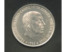 1966 - LOTTO/M12439 - SPAGNA - 100 PESETAS ARGENTO