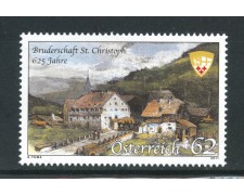 2011 - AUSTRIA - CONFRATERNITA DI S. CRISTOFORO - NUOVO - LOTTO/33592