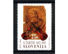 1992 - SLOVENIA - GIUSEPPE TARTINI - NUOVO - - LOTTO/33651