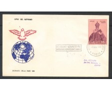1969 - VATICANO - GIORNATA DELLA PACE - BUSTA CON ANNULLO SPECIALE A TARGHETTA - LOTTO/31757