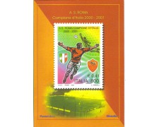 2001 - LOTTO/7325FO - REPUBBLICA - SCUDETTO ROMA - FOLDER