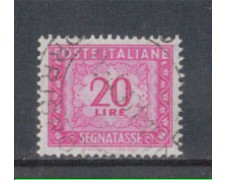 1955/66 - LOTTO/7828U - REPUBBLICA - 20 LIRE SEGNATASSE - USATO 1955/66 - LOTTO/7828U - REPUBBLICA - 20 LIRE SEGNATASSE - USATO
