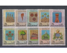 1968 - LOTTO/7912 - SAN MARINO - STEMMI