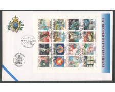 1998 - SAN MARINO - FANTASCIENZA - FOGLIETTO BUSTA FDC - LOTTO/31783 1998 - SAN MARINO - FANTASCIENZA - FOGLIETTO BUSTA FDC - LOTTO/31783