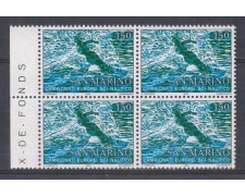1979 - LOTTO/7996Q - SAN MARINO - SCI NAUTICO - QUARTINA