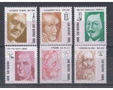 1983 - LOTTO/8033 - SAN MARINO - SCIENZIATI 6V. - NUOVI