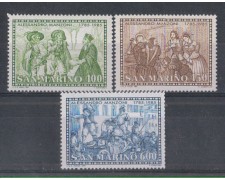 1985 - LOTTO/8057 - SAN MARINO - ALESSANDRO MANZONI 3v. - NUOVI 1985 - LOTTO/8057 - SAN MARINO - ALESSANDRO MANZONI 3v. - NUOVI