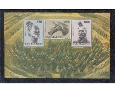 1986 - LOTTO/8068 - SAN MARINO - ARTE CINESE - FOGLIETTO 1986 - LOTTO/8068 - SAN MARINO - ARTE CINESE - FOGLIETTO