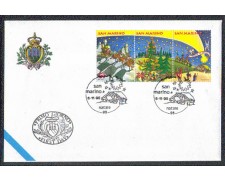 1995 - LOTTO/8160Z - SAN MARINO - NATALE - FDC