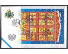 1996 - LOTTO/8173Z - SAN MARINO - NATALE FOGLIETTO - FDC