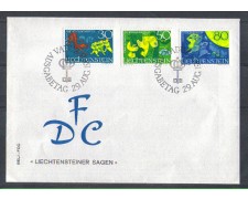 1968 - LOTTO/4591Z - LIECHTENSTEIN - LEGGENDE II° - FDC