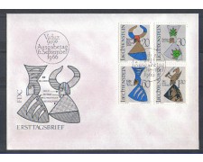 1966 - LOTTO/4589Z - LIECHTENSTEIN - STEMMI NOBILIARI - FDC