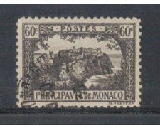 1922 - LOTTO/8496U - MONACO - 60c. GRIGIO VEDUTE - USATO