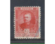 1923 - LOTTO/8499UA - MONACO - 15c. LUIGI II° - USATO