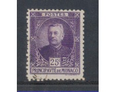 1923 - LOTTO/8499UC - MONACO - 25c. LUIGI II° - USATO