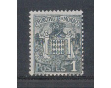 1924 - LOTTO/8501 - MONACO - 1c. GRIGIO STEMMA