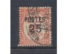 1937 - LOTTO/8546U - MONACO - 25c. SU 60c. ROSSO - USATO