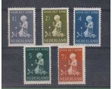 1940 - LOTTO/8696L - OLANDA - PRO INFANZIA 5v.