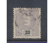 1895 - LOTTO/9652FU - PORTOGALLO - 20r. LILLA - USATO