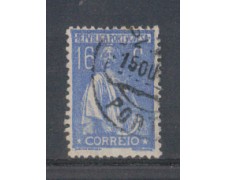 1923 - LOTTO/9669FU - PORTOGALLO - 16c. OLTREMARE - USATO