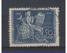 1946 - LOTTO/9721U - PORTOGALLO - 50c. CENTENARIO BANCA - USATO 1946 - LOTTO/9721U - PORTOGALLO - 50c. CENTENARIO BANCA - USATO
